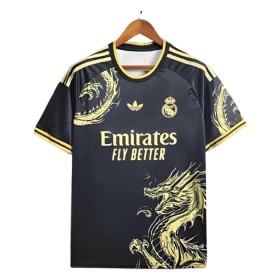 Real Madrid Special Dragon Černá 2024-25 - Fotbalové Dresy (S/S)